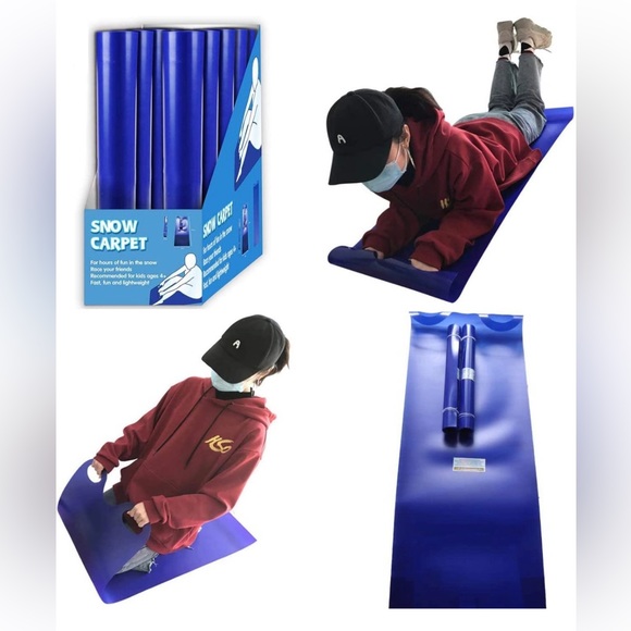 -❄️ Winter Snow Sled for Kids and Adults, High Speed Snow Sledding Equipment…NEW - Picture 1 of 6